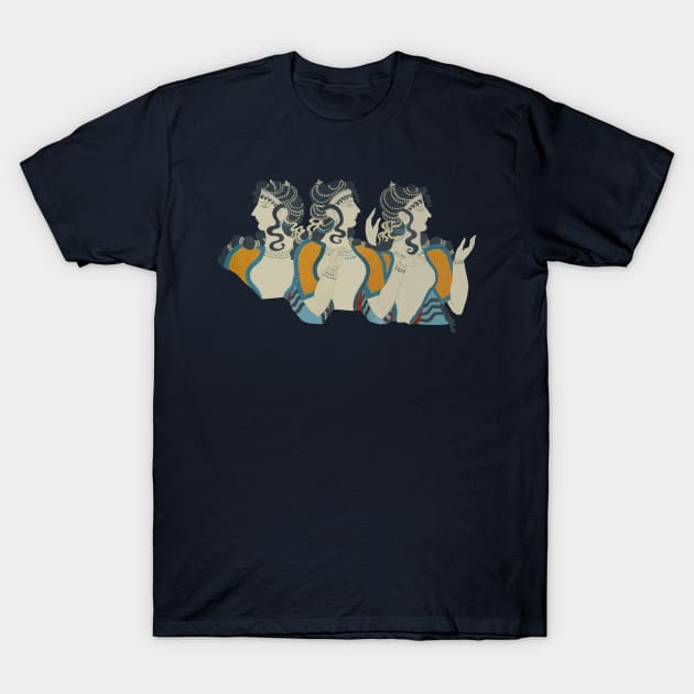 Blue Ladies T-Shirt by Artimaeus